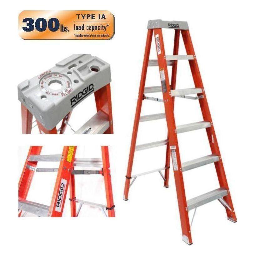 Ridgid Fiberglass Industrial Ladder | Ridgid by KHM Megatools Corp. Ridgid Fiberglass Industrial Ladder | Ridgid by KHM Megatools Corp.